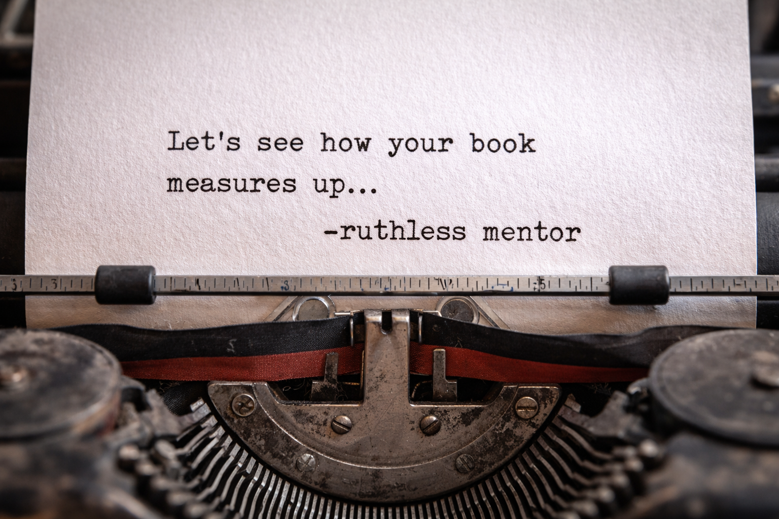 Ruthless Mentor — Let's see how your book measures up